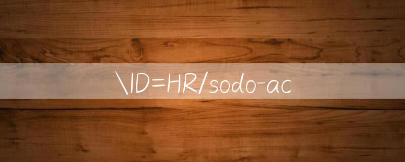 ID=HR/sodo ac 